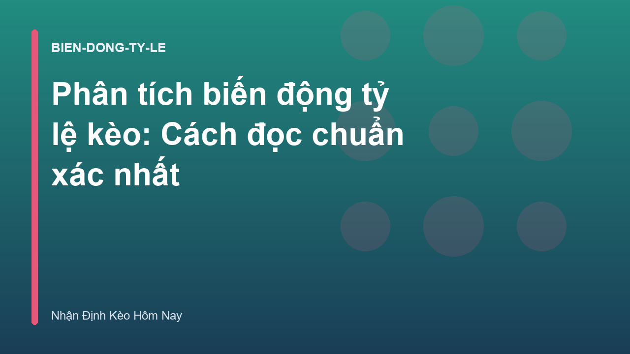 Read more about the article Phân tích biến động tỷ lệ kèo: Cách đọc chuẩn xác nhất
